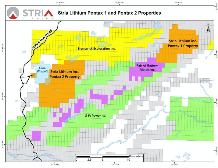 Figure 1: New Project – Pontax 2 property 